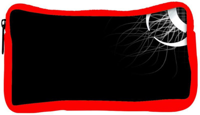 

Snoogg Eco Friendly Canvas Abstract Design In Black Designer Student Pen Pencil Case Coin Purse Pouch Cosmetic Makeup Bag (RED) Pouch(Multicolor)