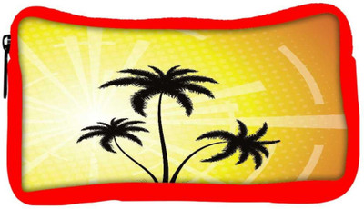 

Snoogg Eco Friendly Canvas Summer Illustration Student Pen Pencil Case Coin Purse Pouch Cosmetic Makeup Bag (RED) Pouch(Multicolor)