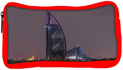

Snoogg Eco Friendly Canvas Black Sea Designer Student Pen Pencil Case Coin Purse Pouch Cosmetic Makeup Bag (RED) Pouch(Multicolor)