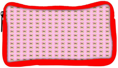 

Snoogg Eco Friendly Canvas Girly Toast Student Pen Pencil Case Coin Purse Pouch Cosmetic Makeup Bag (RED) Pouch(Multicolor)