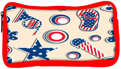 

Snoogg Eco Friendly Canvas Us Stars Designer Student Pen Pencil Case Coin Purse Pouch Cosmetic Makeup Bag (RED) Pouch(Multicolor)