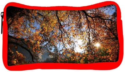 

Snoogg Eco Friendly Canvas Day Light In Forest Designer Student Pen Pencil Case Coin Purse Pouch Cosmetic Makeup Bag (RED) Pouch(Multicolor)