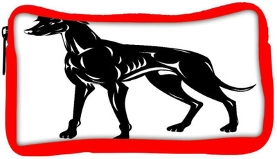 

Snoogg Eco Friendly Canvas Greyhound Dog Retro Student Pen Pencil Case Coin Purse Pouch Cosmetic Makeup Bag (RED) Pouch(Multicolor)