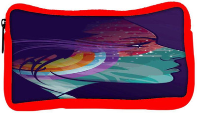 

Snoogg Eco Friendly Canvas Tattoo Lady Student Pen Pencil Case Coin Purse Pouch Cosmetic Makeup Bag (RED) Pouch(Multicolor)
