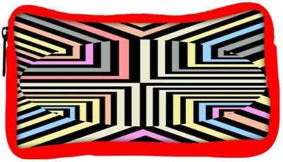 

Snoogg Eco Friendly Canvas Optical Illusion 2892 Student Pen Pencil Case Coin Purse Pouch Cosmetic Makeup Bag (RED) Pouch(Multicolor)