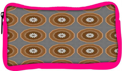 

Snoogg Eco Friendly Canvas Abstract Brown Circles Designer Student Pen Pencil Case Coin Purse Pouch Cosmetic Makeup Bag (PINK) Pouch(Multicolor)