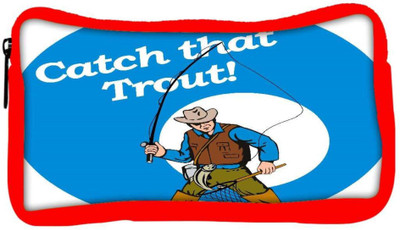 

Snoogg Eco Friendly Canvas Fly Fisherman Fishing Catching Trout Fish Rod Reel Student Pen Pencil Case Coin Purse Pouch Cosmetic Makeup Bag (RED) Pouch(Multicolor)
