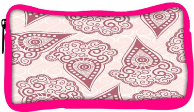 

Snoogg Eco Friendly Canvas Maroon Pattern Designer Student Pen Pencil Case Coin Purse Pouch Cosmetic Makeup Bag (PINK) Pouch(Multicolor)