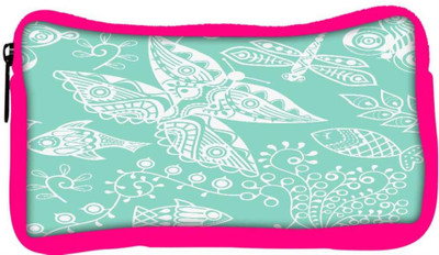

Snoogg Eco Friendly Canvas White Butterfly Designer Student Pen Pencil Case Coin Purse Pouch Cosmetic Makeup Bag (PINK) Pouch(Multicolor)