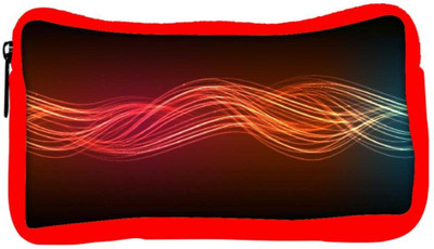

Snoogg Eco Friendly Canvas Neon Lines Designer Student Pen Pencil Case Coin Purse Pouch Cosmetic Makeup Bag (RED) Pouch(Multicolor)