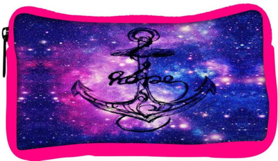 

Snoogg Eco Friendly Canvas Anchor Universe Student Pen Pencil Case Coin Purse Pouch Cosmetic Makeup Bag (PINK) Pouch(Multicolor)
