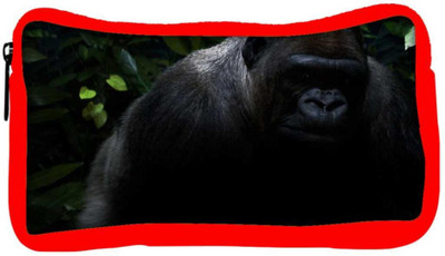 

Snoogg Eco Friendly Canvas Angry Gorilla Designer Student Pen Pencil Case Coin Purse Pouch Cosmetic Makeup Bag (RED) Pouch(Multicolor)