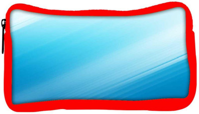 

Snoogg Eco Friendly Canvas Blue Pattern Design Designer Student Pen Pencil Case Coin Purse Pouch Cosmetic Makeup Bag (RED) Pouch(Multicolor)