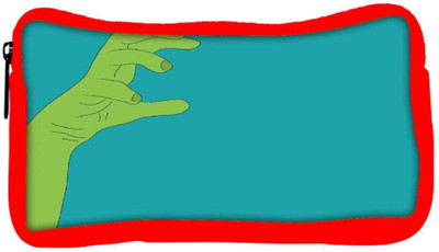 

Snoogg Eco Friendly Canvas Zombie Hand Designer Student Pen Pencil Case Coin Purse Pouch Cosmetic Makeup Bag (RED) Pouch(Multicolor)