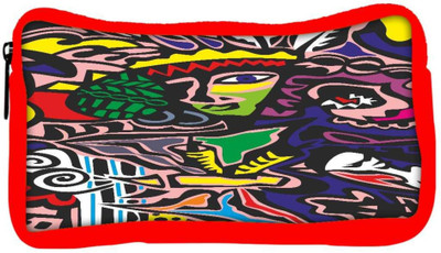 

Snoogg Eco Friendly Canvas Junglee Girl Designer Student Pen Pencil Case Coin Purse Pouch Cosmetic Makeup Bag (RED) Pouch(Multicolor)