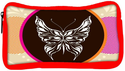 

Snoogg Eco Friendly Canvas Abstract Art001 Student Pen Pencil Case Coin Purse Pouch Cosmetic Makeup Bag (RED) Pouch(Multicolor)