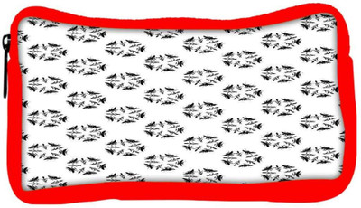 

Snoogg Eco Friendly Canvas Floral Stars Pattern Designer Student Pen Pencil Case Coin Purse Pouch Cosmetic Makeup Bag (RED) Pouch(Multicolor)