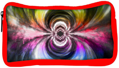 

Snoogg Eco Friendly Canvas Music Maddness Designer Student Pen Pencil Case Coin Purse Pouch Cosmetic Makeup Bag (RED) Pouch(Multicolor)