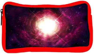 

Snoogg Eco Friendly Canvas Gateway Designer Student Pen Pencil Case Coin Purse Pouch Cosmetic Makeup Bag (RED) Pouch(Multicolor)