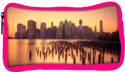 

Snoogg Eco Friendly Canvas New York Docks Designer Student Pen Pencil Case Coin Purse Pouch Cosmetic Makeup Bag (PINK) Pouch(Multicolor)