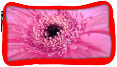 

Snoogg Eco Friendly Canvas Pink Petal Flower Designer Student Pen Pencil Case Coin Purse Pouch Cosmetic Makeup Bag (RED) Pouch(Multicolor)