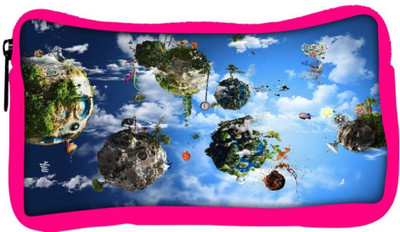 

Snoogg Eco Friendly Canvas Animated Planets Designer Student Pen Pencil Case Coin Purse Pouch Cosmetic Makeup Bag (PINK) Pouch(Multicolor)