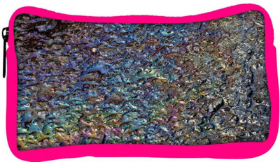 

Snoogg Eco Friendly Canvas Chemical Colored Metal Student Pen Pencil Case Coin Purse Pouch Cosmetic Makeup Bag (PINK) Pouch(Multicolor)