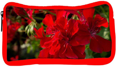 

Snoogg Eco Friendly Canvas Red Floral Designer Student Pen Pencil Case Coin Purse Pouch Cosmetic Makeup Bag (RED) Pouch(Multicolor)