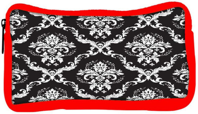 

Snoogg Eco Friendly Canvas Grey Pattern Designer Student Pen Pencil Case Coin Purse Pouch Cosmetic Makeup Bag (RED) Pouch(Multicolor)