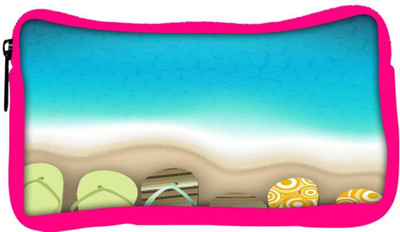 

Snoogg Eco Friendly Canvas Abstract Summer Background Student Pen Pencil Case Coin Purse Pouch Cosmetic Makeup Bag (PINK) Pouch(Multicolor)