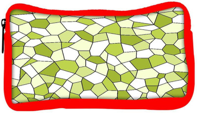 

Snoogg Eco Friendly Canvas Abstract Green Blocks Pattern Designer Student Pen Pencil Case Coin Purse Pouch Cosmetic Makeup Bag (RED) Pouch(Multicolor)