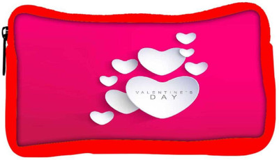 

Snoogg Eco Friendly Canvas Be My Valentine Student Pen Pencil Case Coin Purse Pouch Cosmetic Makeup Bag (RED) Pouch(Multicolor)