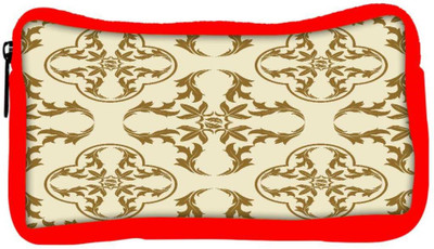 

Snoogg Eco Friendly Canvas Yellow Abstract Pattern Designer Student Pen Pencil Case Coin Purse Pouch Cosmetic Makeup Bag (RED) Pouch(Multicolor)