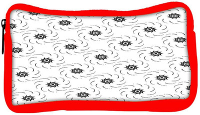 

Snoogg Eco Friendly Canvas Flowing Flower Designer Student Pen Pencil Case Coin Purse Pouch Cosmetic Makeup Bag (RED) Pouch(Multicolor)