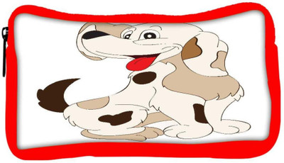 

Snoogg Eco Friendly Canvas Dog Student Pen Pencil Case Coin Purse Pouch Cosmetic Makeup Bag (RED) Pouch(Multicolor)