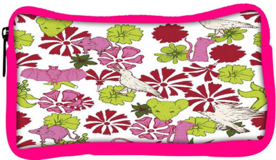 

Snoogg Eco Friendly Canvas Birds And Rats Designer Student Pen Pencil Case Coin Purse Pouch Cosmetic Makeup Bag (PINK) Pouch(Multicolor)