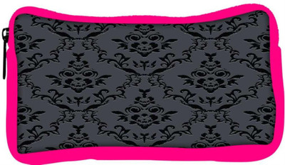 

Snoogg Eco Friendly Canvas Silvery Pattern Designer Student Pen Pencil Case Coin Purse Pouch Cosmetic Makeup Bag (PINK) Pouch(Multicolor)