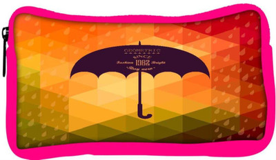 

Snoogg Eco Friendly Canvas Retro Umbrella Symbol On Hipster Background Made Of Triangles Retro Backgro Student Pen Pencil Case Coin Purse Pouch Cosmetic Makeup Bag (PINK) Pouch(Multicolor)