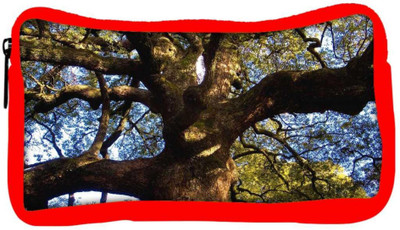 

Snoogg Eco Friendly Canvas Multiple Branched Tree Designer Student Pen Pencil Case Coin Purse Pouch Cosmetic Makeup Bag (RED) Pouch(Multicolor)