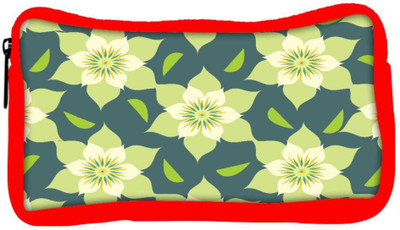 

Snoogg Eco Friendly Canvas Yellow Floral Designer Student Pen Pencil Case Coin Purse Pouch Cosmetic Makeup Bag (RED) Pouch(Multicolor)