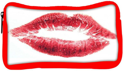 

Snoogg Eco Friendly Canvas Red Lips Kiss Student Pen Pencil Case Coin Purse Pouch Cosmetic Makeup Bag (RED) Pouch(Multicolor)