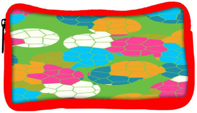 

Snoogg Eco Friendly Canvas Mosaic Tiles Colourful 2882 Student Pen Pencil Case Coin Purse Pouch Cosmetic Makeup Bag (RED) Pouch(Multicolor)