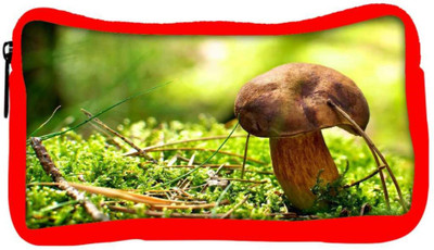 

Snoogg Eco Friendly Canvas Mushroom Designer Student Pen Pencil Case Coin Purse Pouch Cosmetic Makeup Bag (RED) Pouch(Multicolor)
