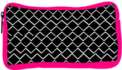 

Snoogg Eco Friendly Canvas Tech Ski Student Pen Pencil Case Coin Purse Pouch Cosmetic Makeup Bag (PINK) Pouch(Multicolor)