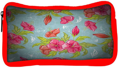 

Snoogg Eco Friendly Canvas Red Flower Pattern Designer Student Pen Pencil Case Coin Purse Pouch Cosmetic Makeup Bag (RED) Pouch(Multicolor)