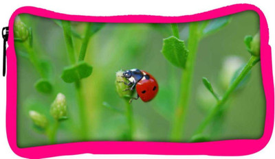 

Snoogg Eco Friendly Canvas Red Beatel Designer Student Pen Pencil Case Coin Purse Pouch Cosmetic Makeup Bag (PINK) Pouch(Multicolor)