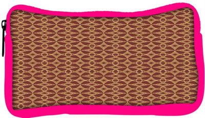 

Snoogg Eco Friendly Canvas Abstract Brown Patern Design Designer Student Pen Pencil Case Coin Purse Pouch Cosmetic Makeup Bag (PINK) Pouch(Multicolor)