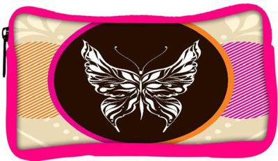 

Snoogg Eco Friendly Canvas Abstract Art001 Student Pen Pencil Case Coin Purse Pouch Cosmetic Makeup Bag (PINK) Pouch(Multicolor)