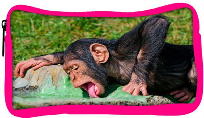 

Snoogg Eco Friendly Canvas Chimpanese Drinkng Water Designer Student Pen Pencil Case Coin Purse Pouch Cosmetic Makeup Bag (PINK) Pouch(Multicolor)