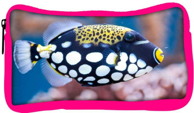 

Snoogg Eco Friendly Canvas Fish Animal Designer Student Pen Pencil Case Coin Purse Pouch Cosmetic Makeup Bag (PINK) Pouch(Multicolor)